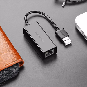 Ugreen väline võrgukaart RJ45 - USB 2.0 100 Mbps Ethernet must (CR110 20254)