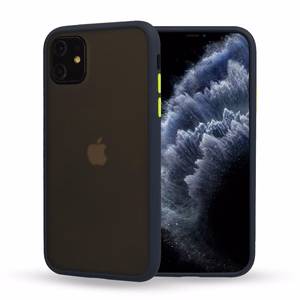 Vennus Color Button Bumper jaoks Samsung Galaxy A20S Tumesinine