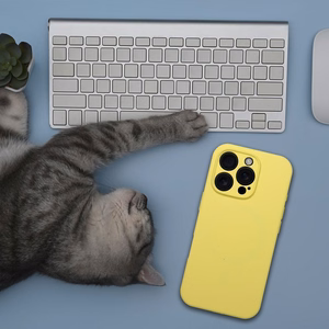 Ümbris Silikoon 2mm jaoks IPHONE 17 lemon