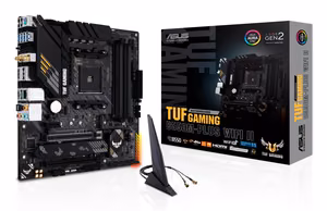 Emaplaat ASUS TUF Gaming B550M-Plus WiFi II SAM4 Micro-ATX DDR4