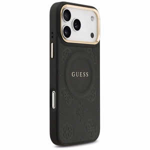 GUESS ümbris jaoks IPHONE 17 Pro Max compatible with MagSafe GUHMP17XPSAMSECK (PU W/ Peony Hot Stamp) must