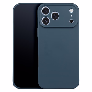 Silicon Box ümbris for iPhone 17 Pro Max 6,9" tumesinine