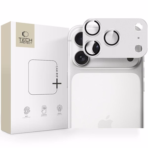 Tech-Protect Camfull Fit+ Camera Lens Glass for iPhone 17 Pro - Silver