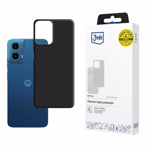 3mk Matt Ümbris jaoks Motorola Moto G34 5G - must