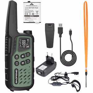 Baofeng BF-T25E raadiosaatjate komplekt, 2 tk, rohelised