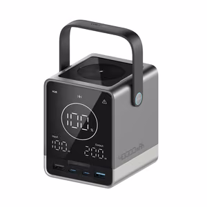 Cuktech Powerbank 300W 40000mAh traadita laadimisega 2x USB-C + 2x USB-A - must