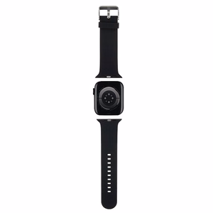 Karl Lagerfeld 3D Rubber Choupette Heads rihm must Apple Watch 38/40/41mm jaoks