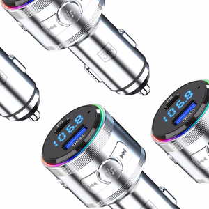 3mk Hyper auto FM-saatja koos laadimisega, 48 W, QC/PD/PPS, USB 1C1A, hõbedane
