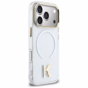 Karl Lagerfeld IML K Head Logo MagSafe Ümbris for iPhone 17 Pro - Clear