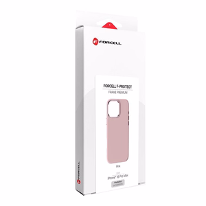 Ümbris jaoks iPhone 16 PRO MAX Forcell F-Protect Raam Premium ühilduv koos Magsafe roosa