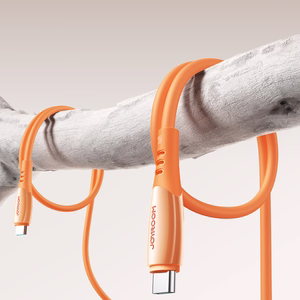 Joyroom S-A59 Vibrant Series 60W USB-C - USB-C Kaabel 1.2m - oranž
