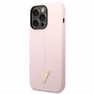 Guess Silicone Triangle iPhone 14 Pro 6.1" Ümbris - lilla