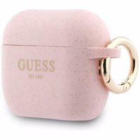 Guess Silikoon Glitter Ring Ümbris for AirPods Pro 3 - roosa