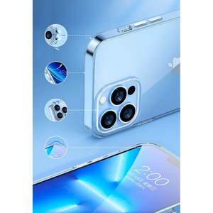 Kingxbar Elegant seeria ümbris iPhone 13 Pro ümbris tagakate läbipaistev