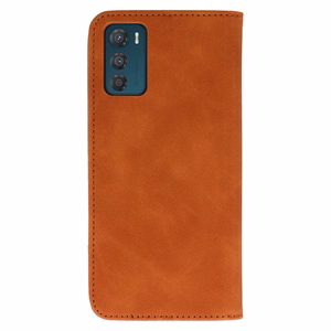 Wonder Prime Ümbris jaoks Motorola Moto G42 brown