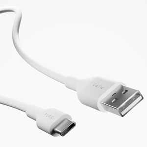 Puro PROLITE 10W USB-A wall laadija + USB-A - USB-C kaabel 1.2m - valge
