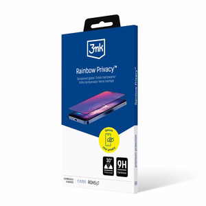 3mk Rainbow Privacy Karastatud klaas jaoks Apple iPhone 16e