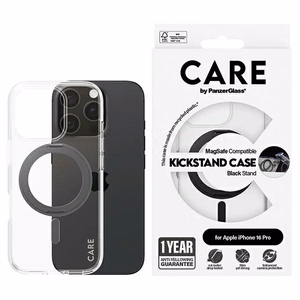 CARE by PanzerGlass Feature Kickstand Ümbris iPhone 16 Pro 6.3" must/must MagSafe 1322