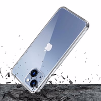 Kaaned iPhone 14 Plus silikoonist seeria 3mk Clear Case - läbipaistev
