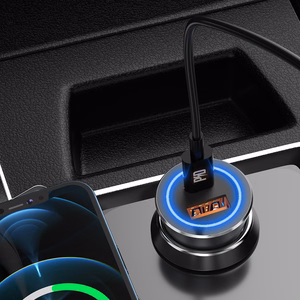 Car charger Dudao R4Max 55W USB-C/USB-A grey