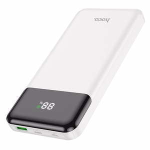 Powerbank Hoco 10000 mAh QC3.0 PD 3A 20W J102 valge
