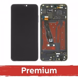 LCD ekraan ühilduv Huawei Honor 8X raamiga / must / OEM