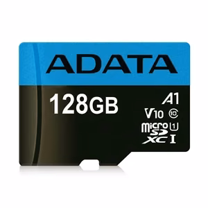 Mälukaart ADATA microSD 128GB (UHS-I Class 10) + SD-adapter