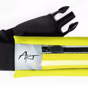 ART sport belt koos ümbris and light APS-01G roheline