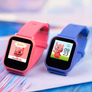 Smart Watch jaoks Kids Maxlife Smartwatch Kids MXSW-200 roosa