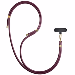 3mk EasyClip Elite telefoni kaelapael, Mulberry (kuldsed detailid)