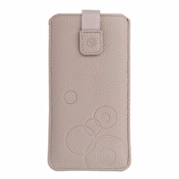 WONDER Deko Pouch Ümbris (Size S) jaoks Nokia 105 2019/150/216 cappuccino