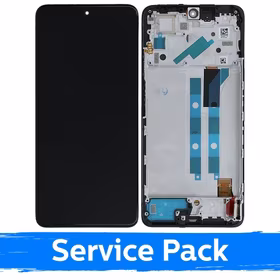 LCD ekraan ühilduv Xiaomi Redmi Note 12 Pro 4G / Redmi Note 11 Pro / Poco X4 Pro 5G must raamiga (Service Pack)