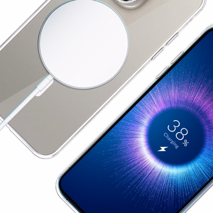 3mk Clear MagCase Ümbris jaoks Apple iPhone 15 Pro Max - läbipaistev