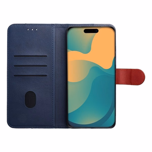 Klappümbris Xiaomi Redmi A7 PRO Split Book, tumesinine ja punane