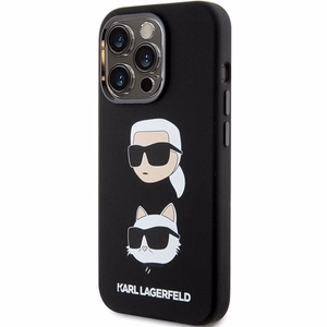 KARL LAGERFELD ümbris jaoks IPHONE 15 Pro KLHCP15LSDHKCNK (Silicone KC) must