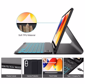 Tech-Protect SC Pen Ümbris jaoks Xiaomi Poco Pad M1 / punanemi Pad 2 Pro 12.1 - must