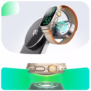 Juhtmevaba laadija Joyroom JR-W17 3in1 must 15W Qi2 (iPhone / Apple Watch / Airpods)