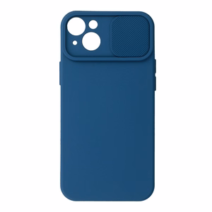 Camshield Soft jaoks Iphone 14 Tumesinine