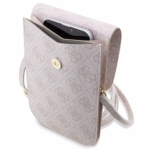 Сумочка Guess 4G Stripe - розовая