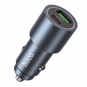 Автомобильное зарядное устройство Hoco USB A + USB C PD QC3.0 48W Z60 черный