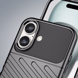Thunder Ümbris jaoks iPhone 16 Plus Silicone Ümbris - Must