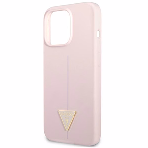 Guess GUHCP13XSLTGU iPhone 13 Pro Max 6.7" фиолетовый/фиолетовый жёсткий чехол Silicone Triangle