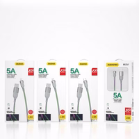 USB Kaabel Dudao "L9XT Flowing Light" Hall "Type-C" 100cm (led kaabel)