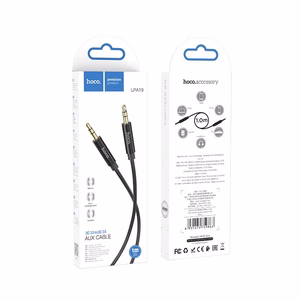 AUX kaabel Jack 3,5 mm Jack 3,5 mm Hoco 1 m UPA19 must