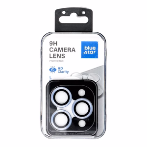 BLUE STAR Easy Install kaameraobjektiivide kaitse seadmele iPhone 18 Pro / 18 Pro Max, värv: helesinine