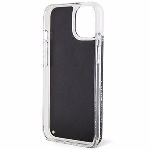 Чехол GUESS для IPHONE 13 / 14 / 15 GUHCP14SLCSGSGK (Liquid Glitter Marble) чёрный