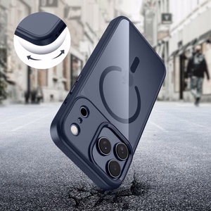 Tech-Protect MagMat MagSafe Ümbris jaoks iPhone 17 Pro Max - Läbipaistev - Navy sinine