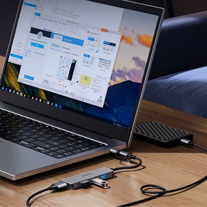 Orico YSB4-U2 USB-A/USB-C Hub Docking Station 2x USB-A 2.0 + 1x USB-A 3.0 + 1x USB-C 2.0 + 1x USB-C - Hall
