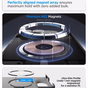 Spigen Nano Pop MagSafe Case for iPhone Duo - Black and Gray