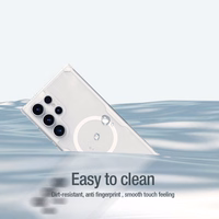 Nillkin Nature Pro armored ümbris with a magnetic ring jaoks Samsung Galaxy S24 Ultra - valge